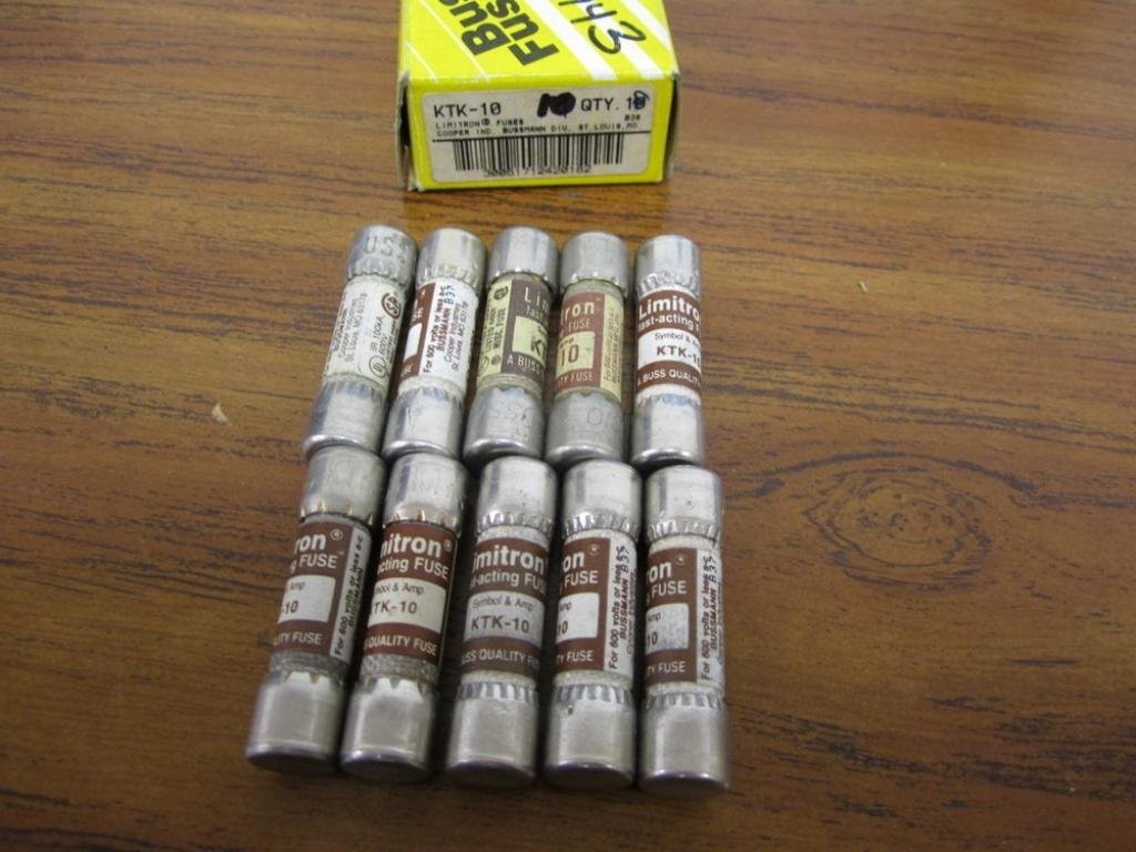 Bussmann KTK-10 Limitron Fuse KTK10 (Pack of 10)