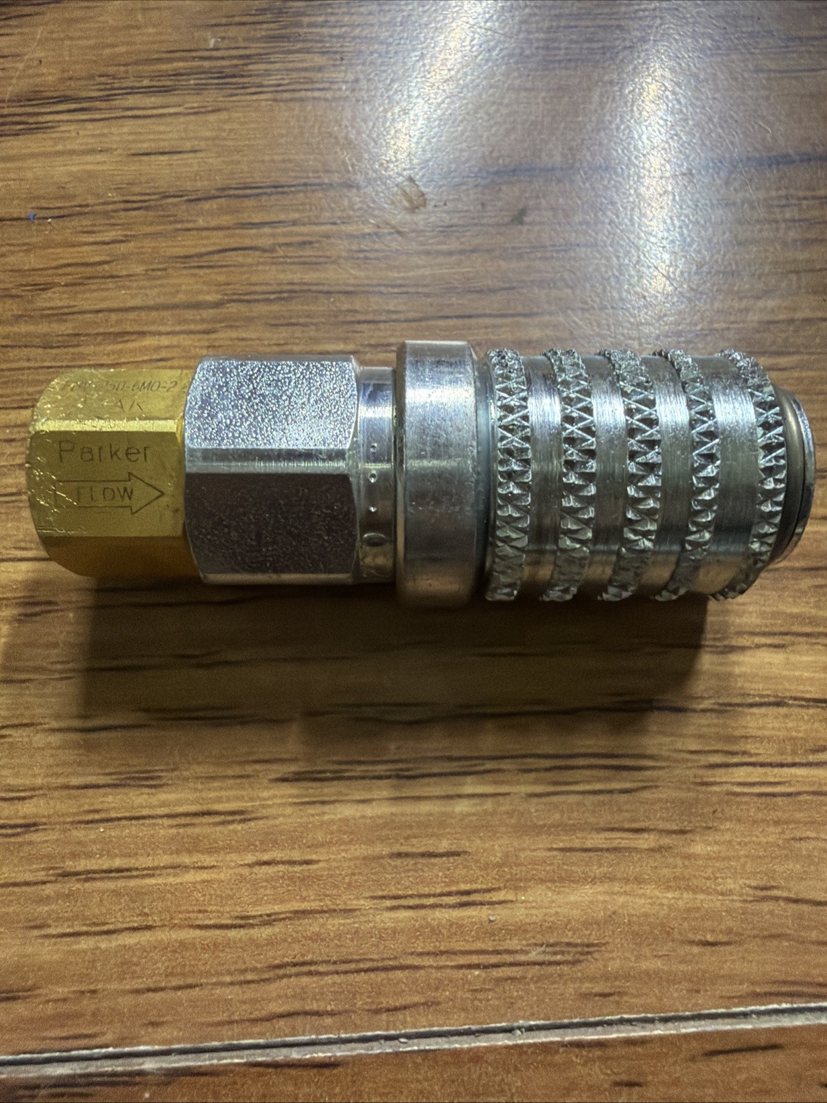 (QTY 1) PARKER PRV-250-6MO-2, PD Style Test Port Coupler, 14DJ