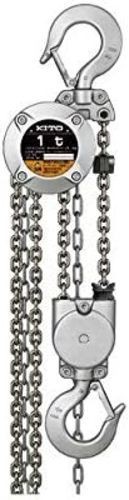 KITO CX010L compact chain block 1.0 ton x 2.5 m Compact Lightweight Design