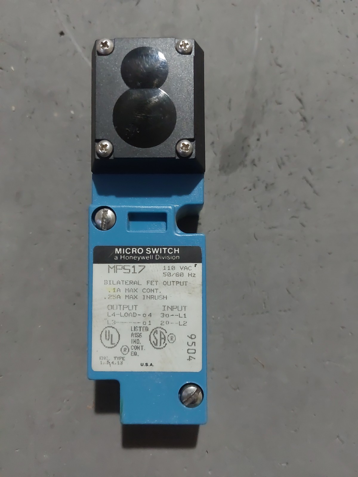 Honeywell MPD2. Micro Switch MP517. HONEYWELL MP517. USED. TESTED. FREE SHIPPING