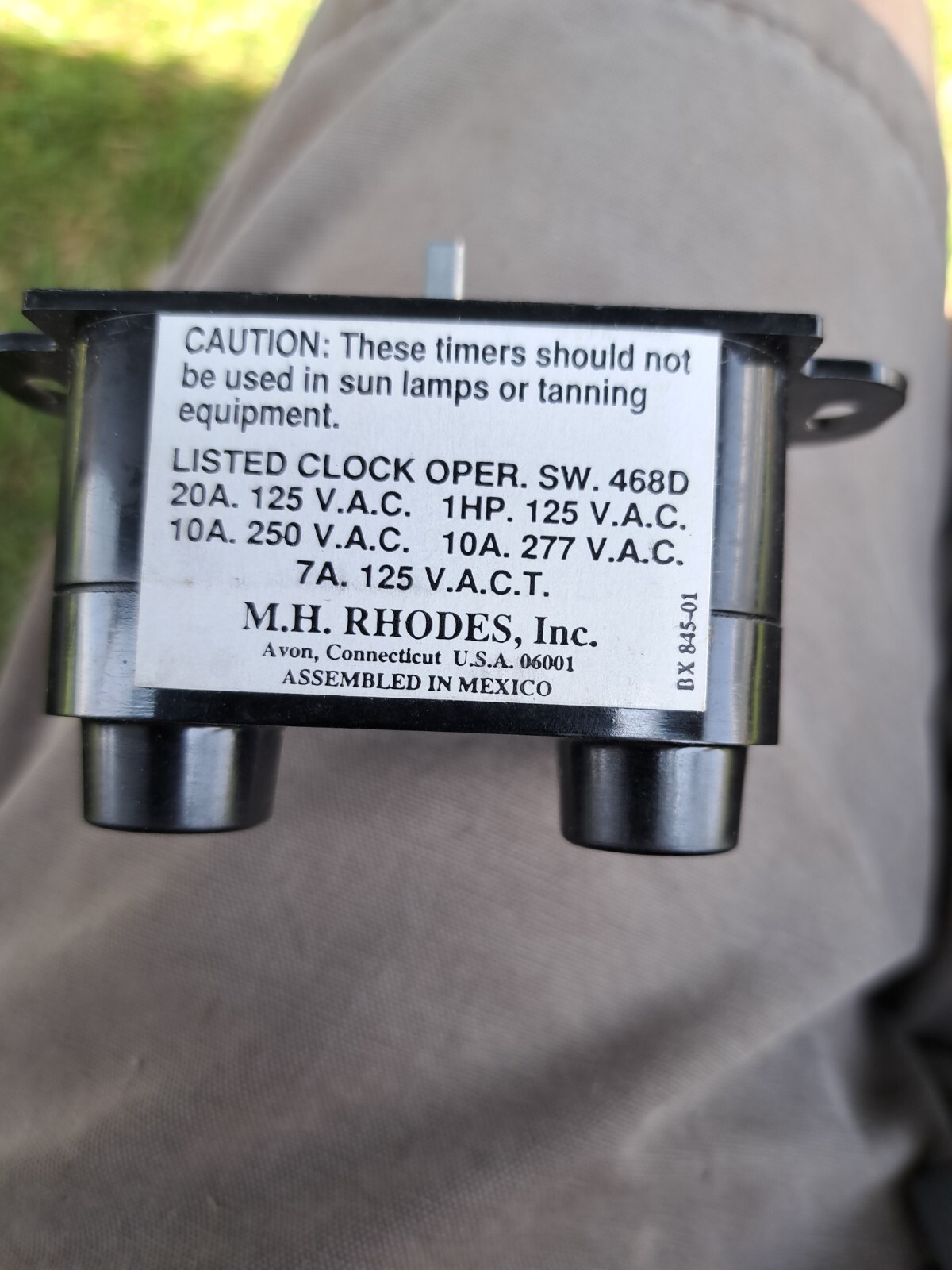 MARKTIME 60 MIN WALL BOX TIME SWITCH 90008 NEW OLD STOCK!