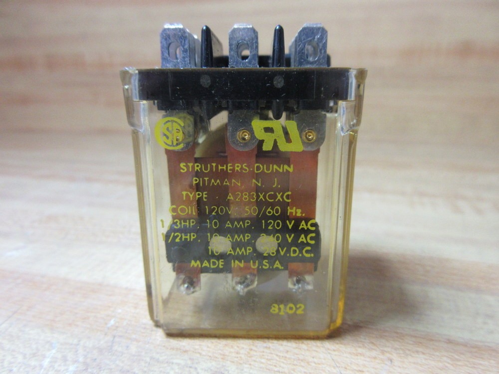Struthers Dunn A283XCXC-120V Relay A283XCXC120V