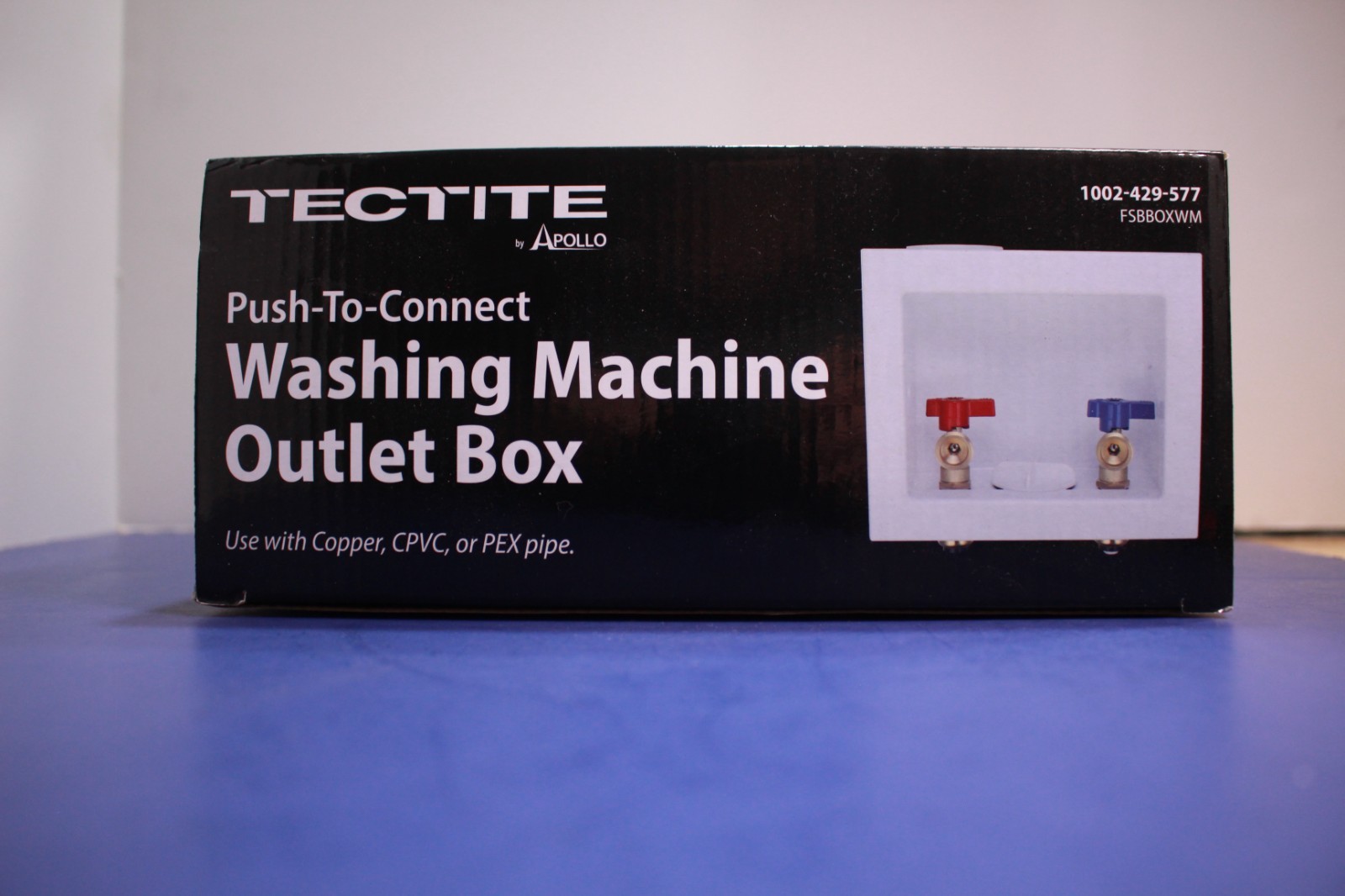 TECTITE Washing Machine Plumbing Outlet Box 1/2″ 1002-429-577 NOS