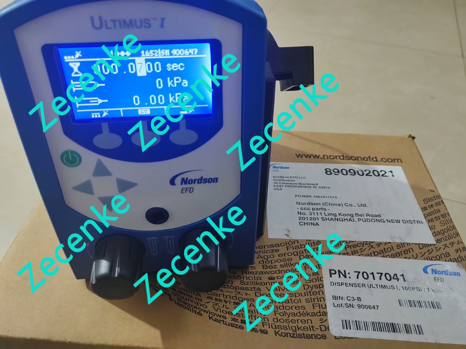 7017041 Nordson EFD Ultimus I Benchtop liquid dispenser Ultimus I Dispensers
