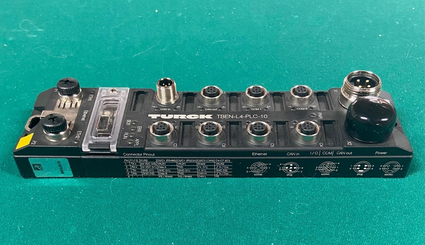 Turck TBEN-L4-PLC-10 IP67 PLC Block with Fieldbus and IO Ports New Open Box
