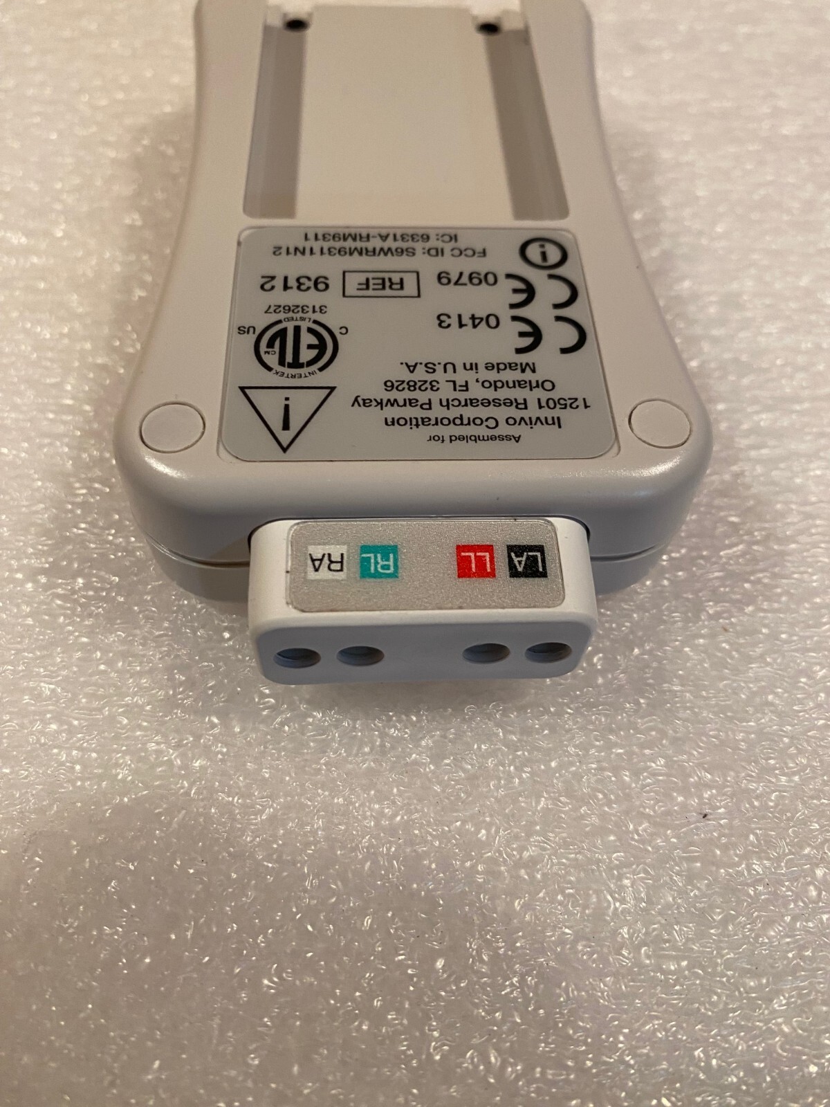 Invivo/Philips ECG Wireless Transmitter Part# 9312 , Ch 1, 2, 4