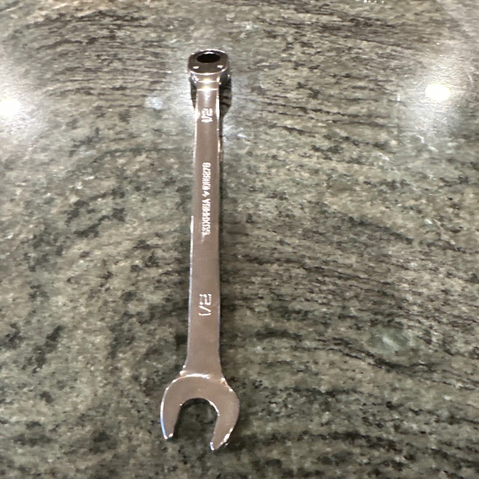 Snap-on soxrr16a 1/2″ 12-Point sae ratcheting reversible combination wrench new