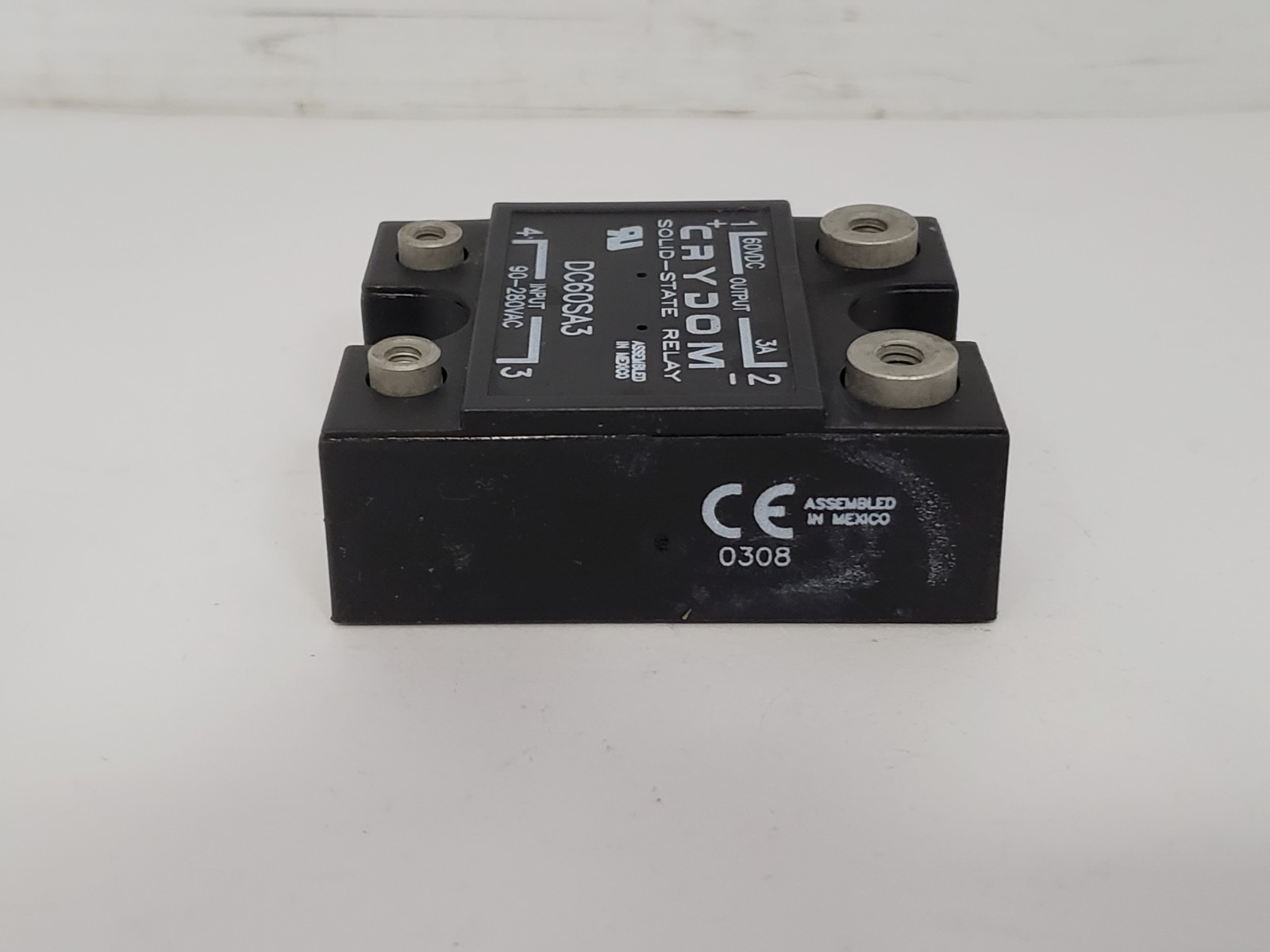 CRYDOM DC60SA3 SOLID STATE RELAY 60V DC 3A 90-280VAC NNB