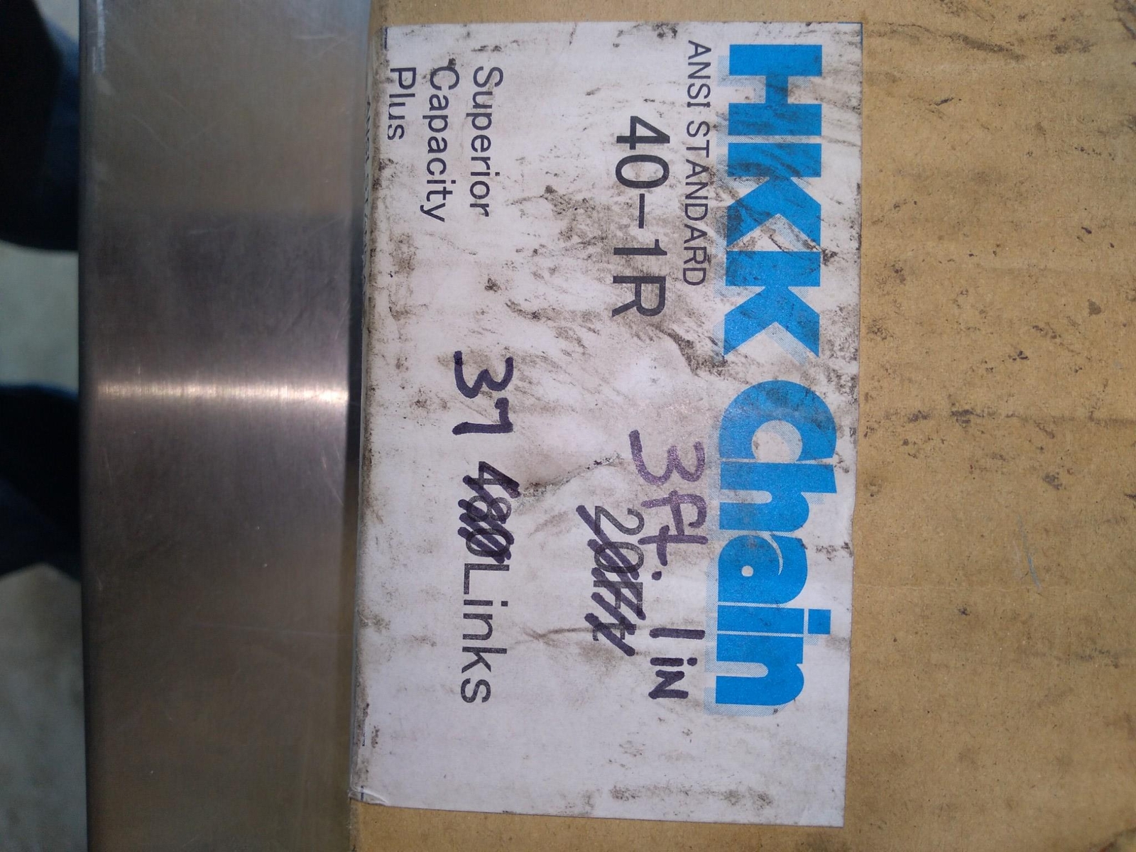 HKK CHAIN 40-1R 3FT IN. 37LINKS