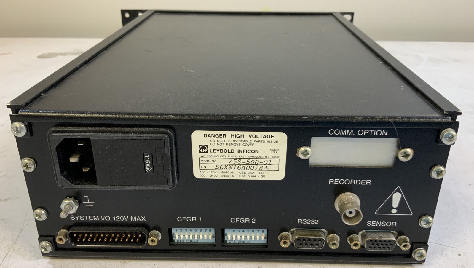 Leybold Inficon 758-500-G1 Thin Film Deposition Monitor NS-U3C