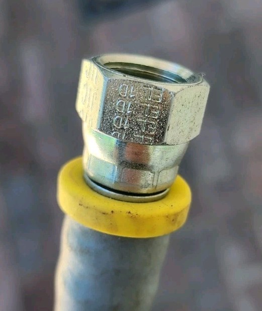 PARKER PUSH-LOK Plus 3/8″ 801-6-WP 2, 4 MPa Welding / Gas HOSE 8″ W/ FIT 350PSI