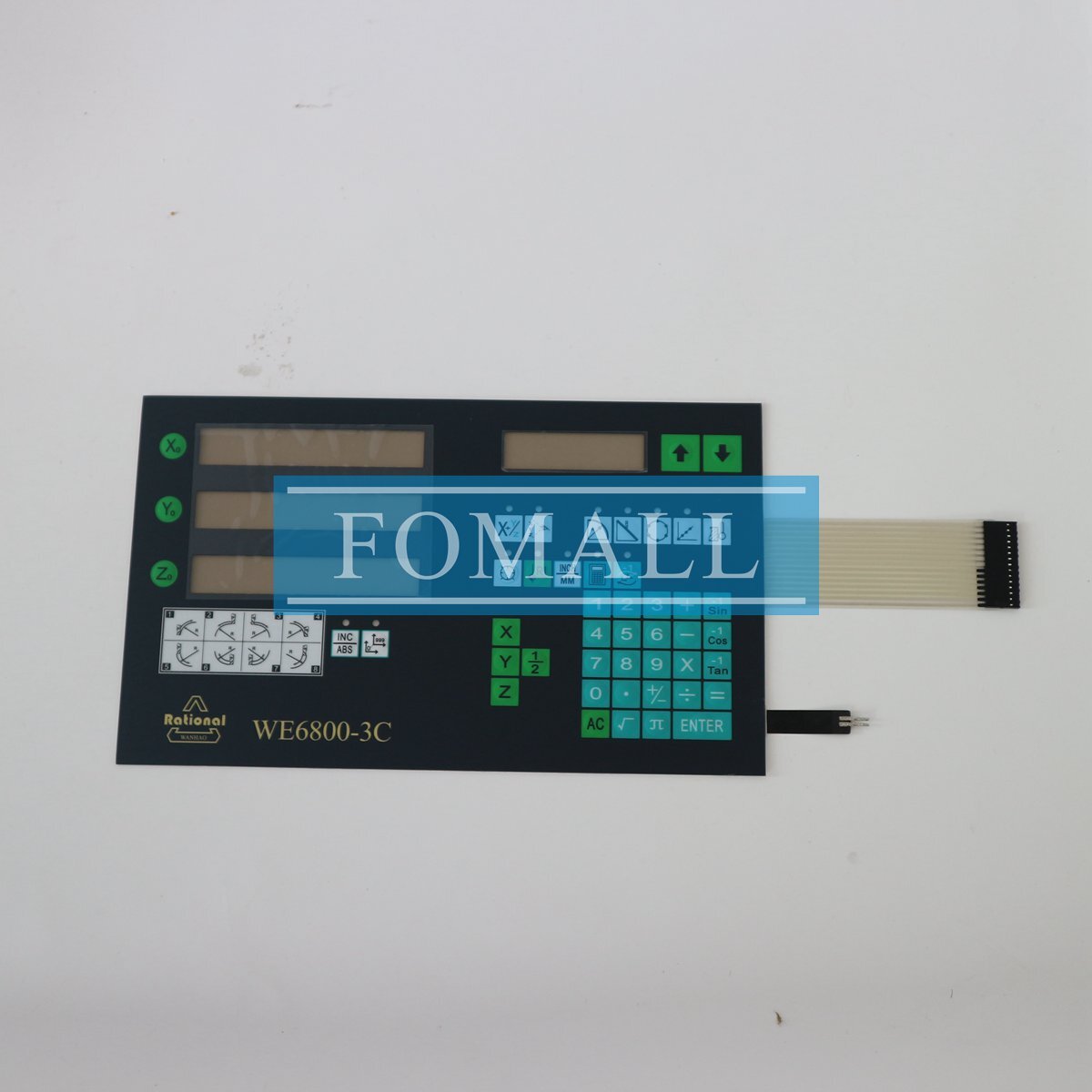 1Pcs New Membrane Keypad FIT FOR Digital Display WE6800-3C Protective Film