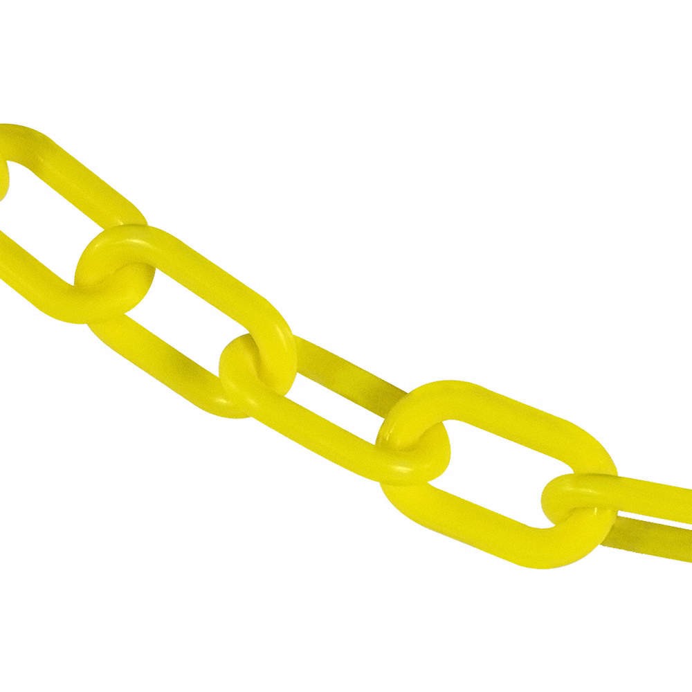 GRAINGER APPROVED 51002-100 Plastic Chain ,100 ft L,Yellow 52YA86