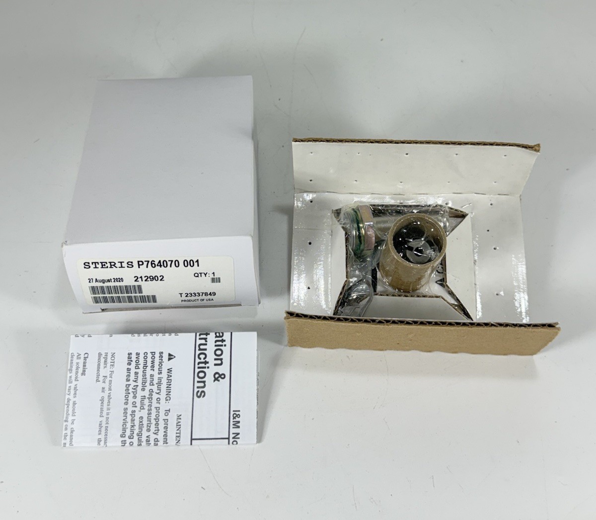 STERIS P764070001 3/4″ NPT Steam Solenoid Valve Repair Kit – Made in USA