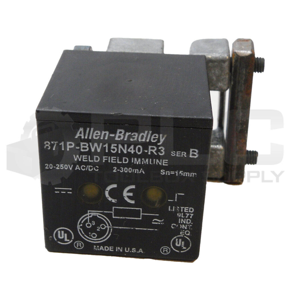 ALLEN BRADLEY 871P-BW15N40-R3 /B PROXIMITY SENSOR 20-250V AC/DC