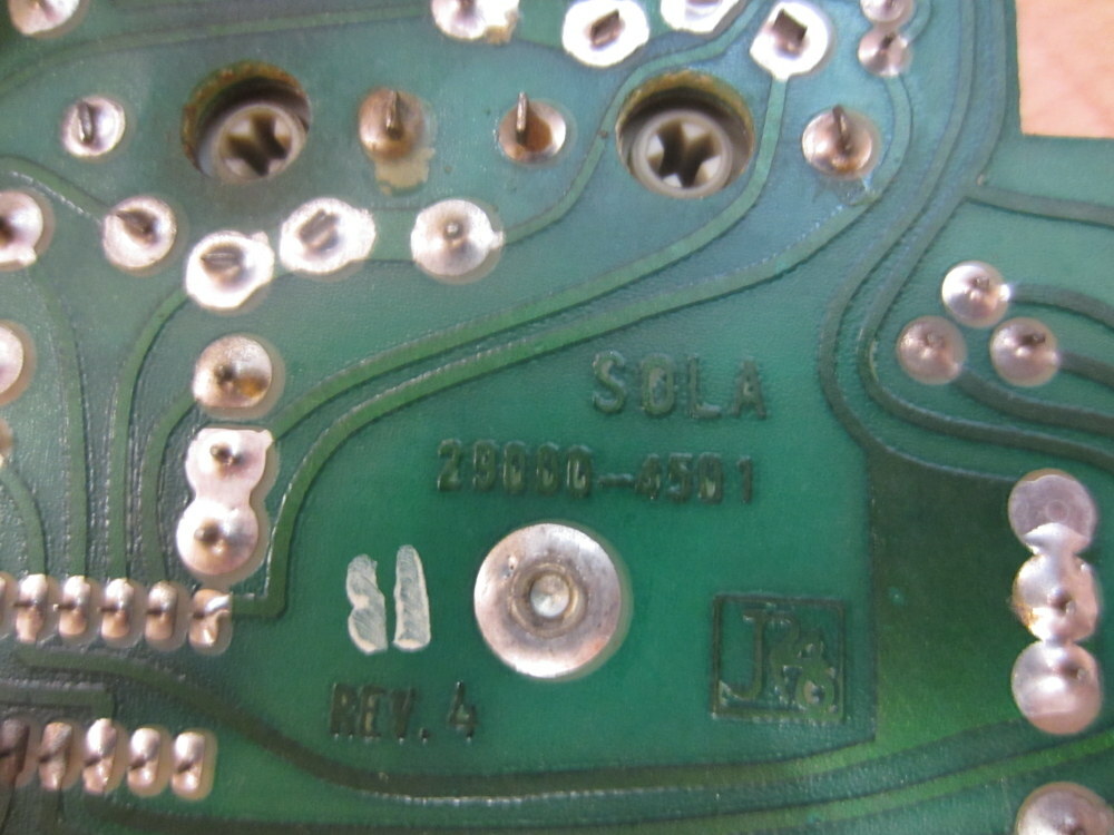 Sola 29000-4501 Circuit Board 290004501