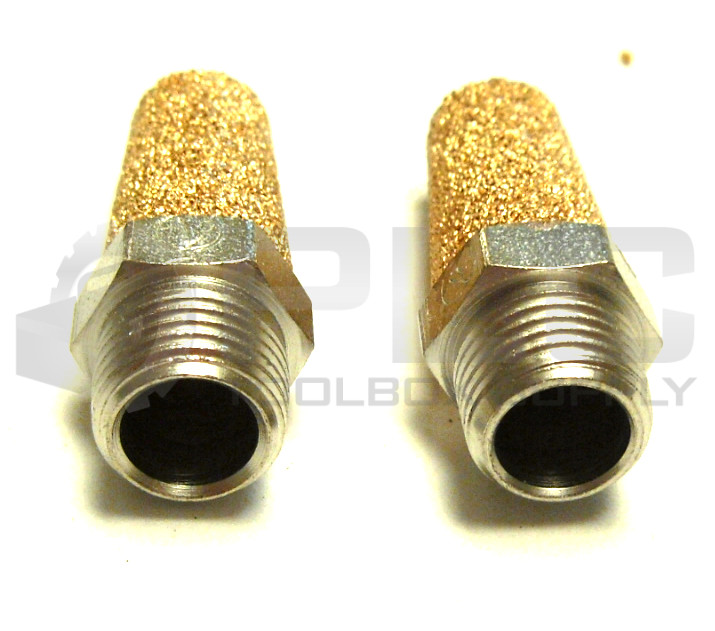 NEW LOT OF 2 PARKER EM12 1/8″ MUFFLER/FILTER