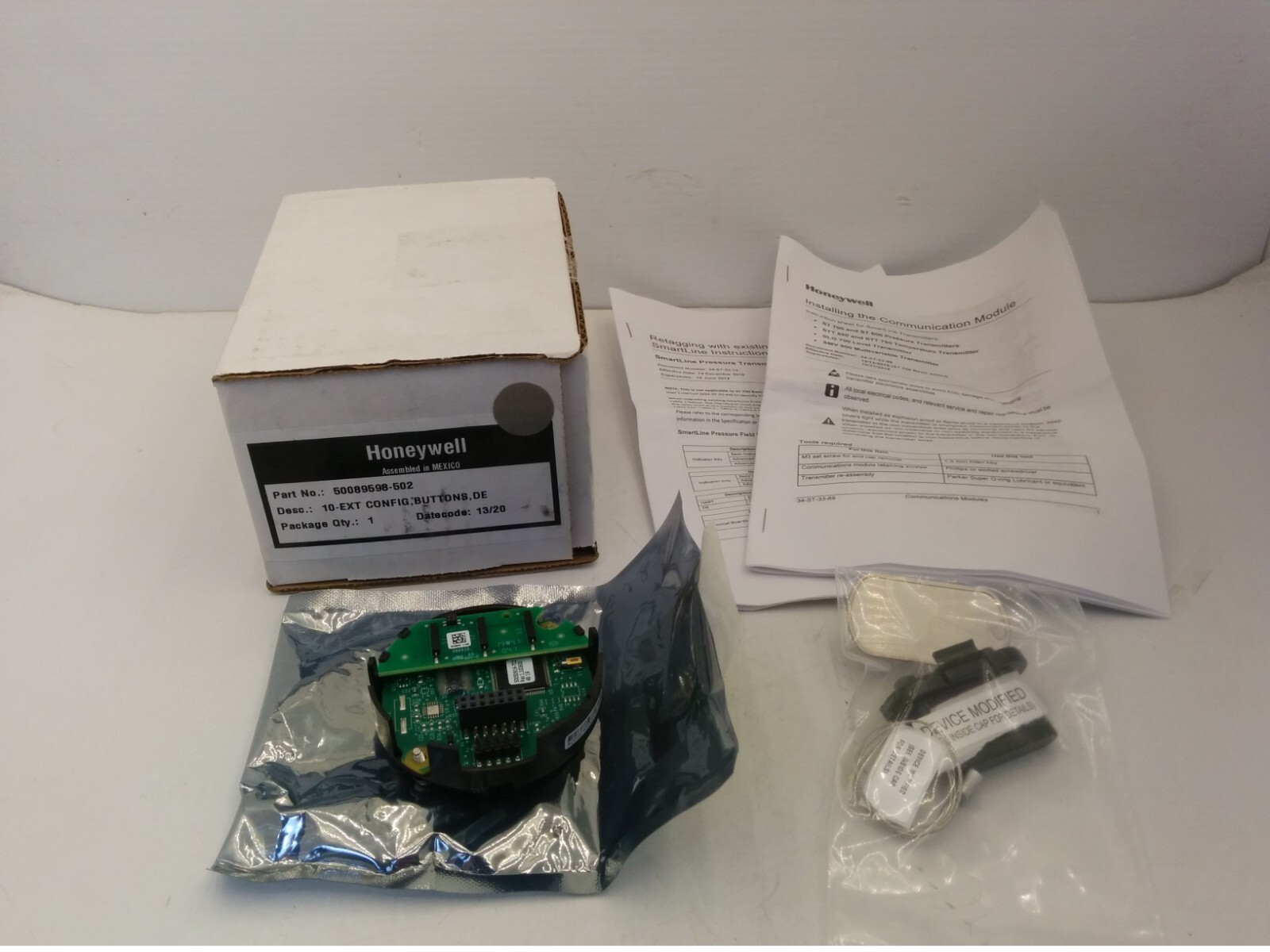 HONEYWELL HNWG50049849-004 COMMUNICATION MODULE BP20W04-R0374, 50089598-502, NIB