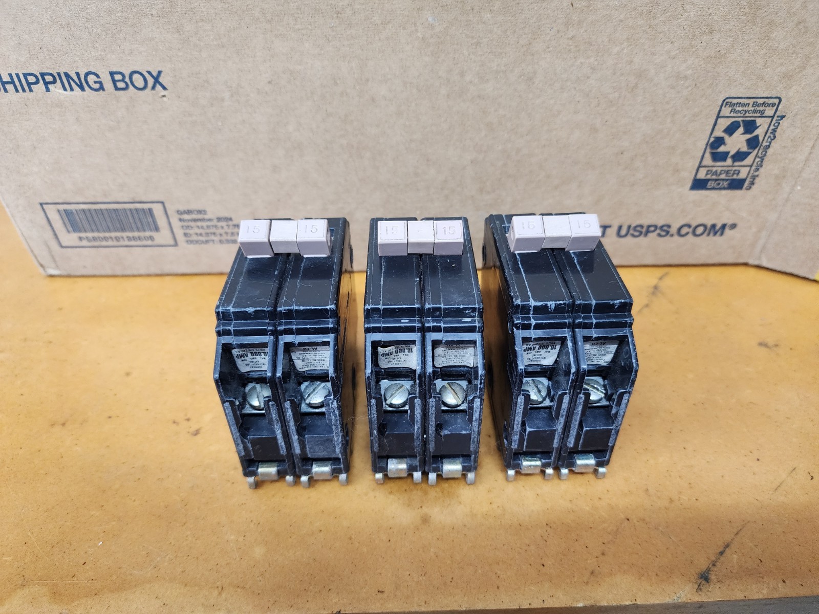 Cutler Hammer CH215 Circuit Breaker 15A 2 Pole (Pack of 3)