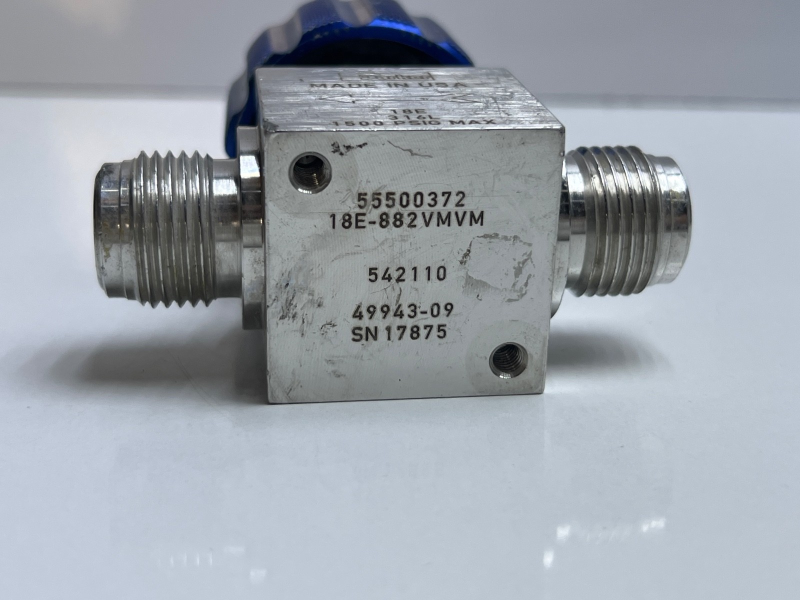 Parker 18E-882VMVM Regulator 1500 PSIG MAX 55500372