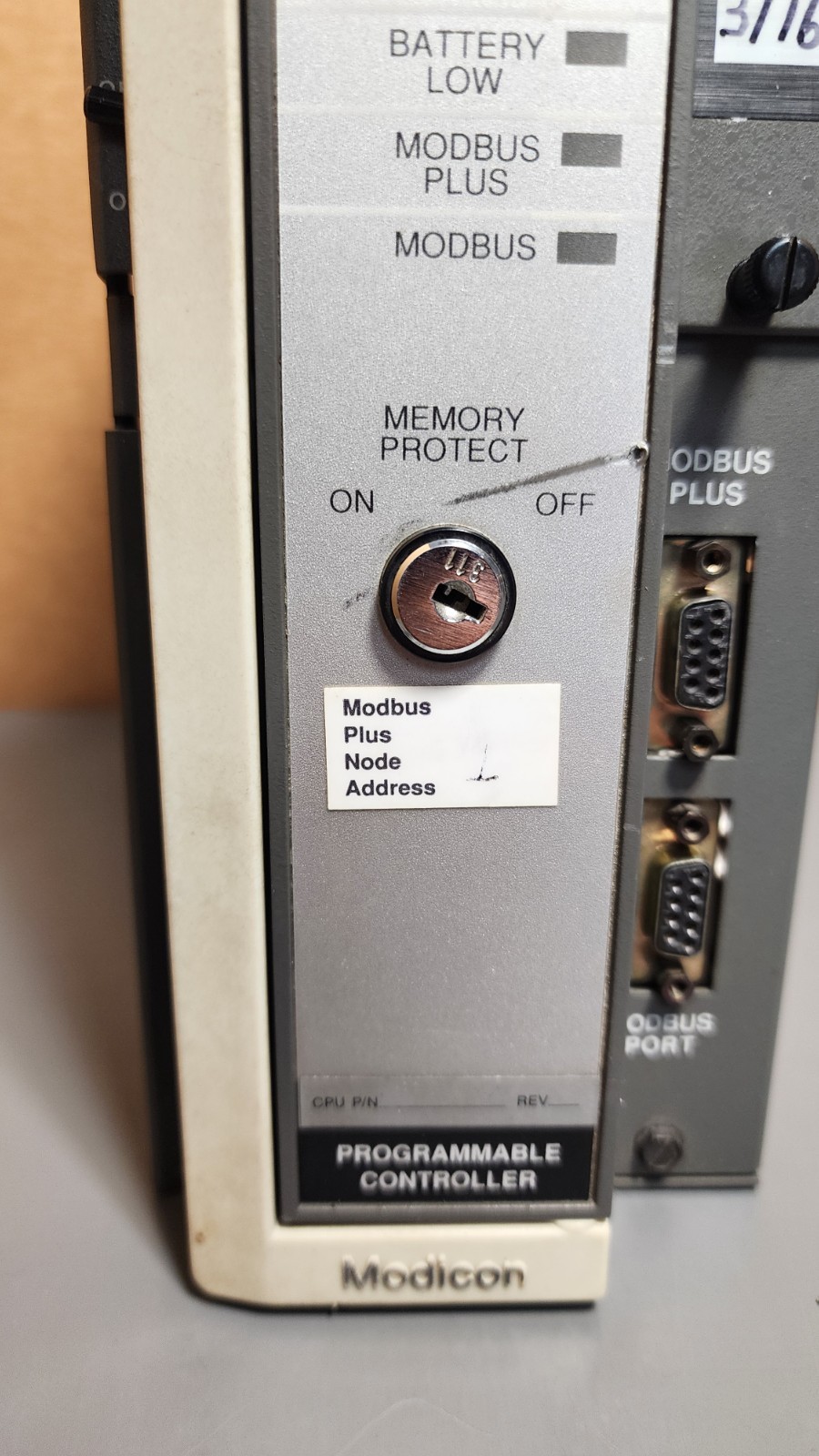 AEG 984 Modicon Programmable Controller PC-0984-785 For Parts Only