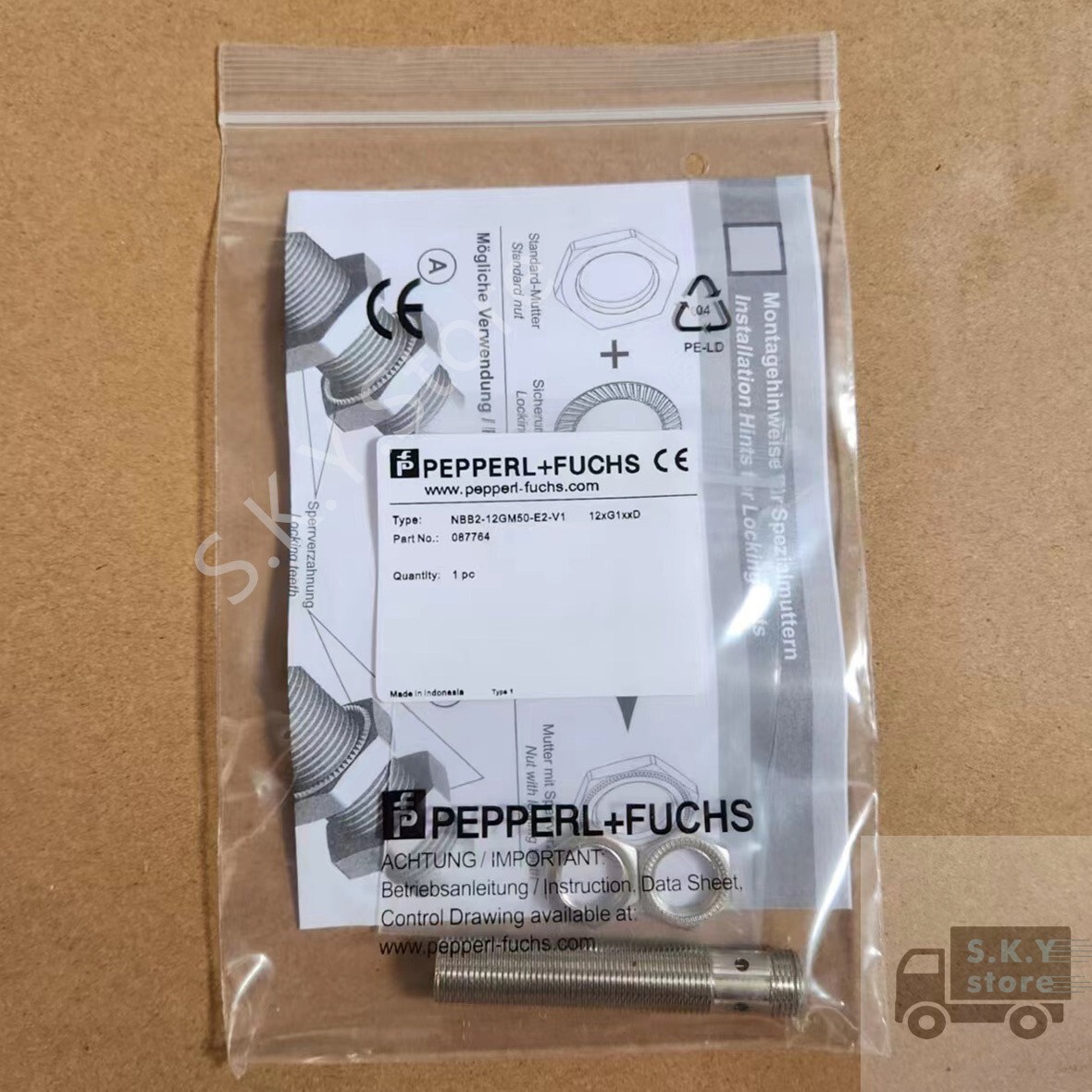 1x New PEPPERL+FUCHS NBB2-12GM50-E2-V1 Photoelectric Sensor US Stock free ship