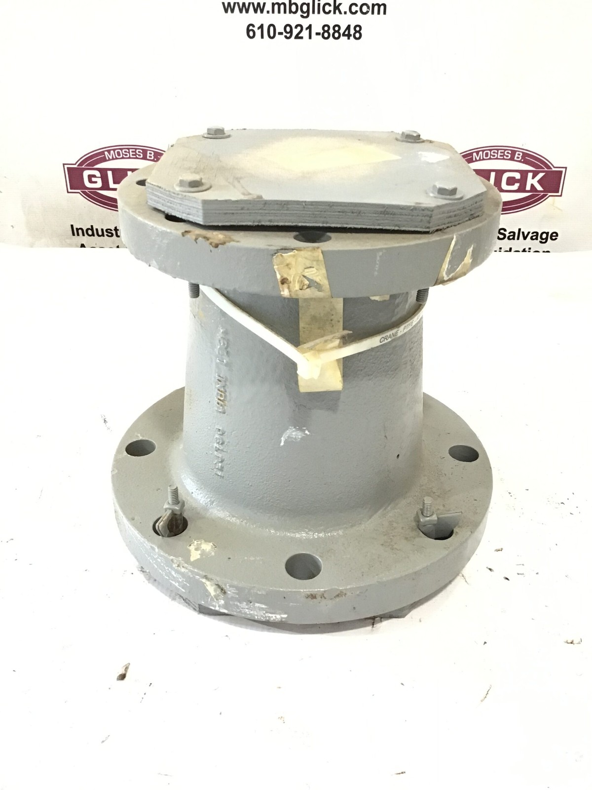Unbranded Industrial Flanged Pipe Reducer 12″ x 8″ Steel ANSI Flange