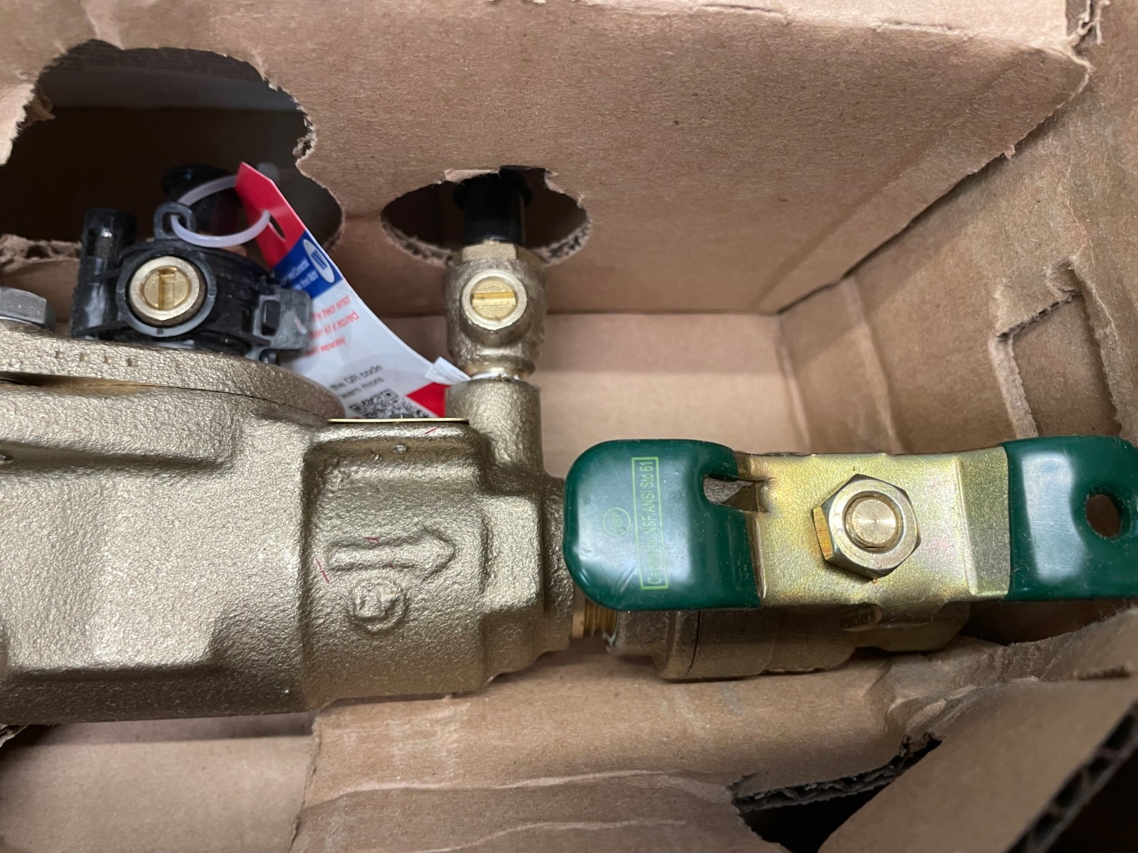Watts 3/4″ LF007M3-QT -FZ Lead Double Check Valve Backflow Preventer