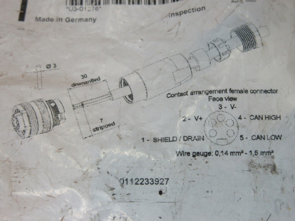 Turck B 4151-0/13.5/DNET Circular Socket Connector U3-01276 (Pack of 3)