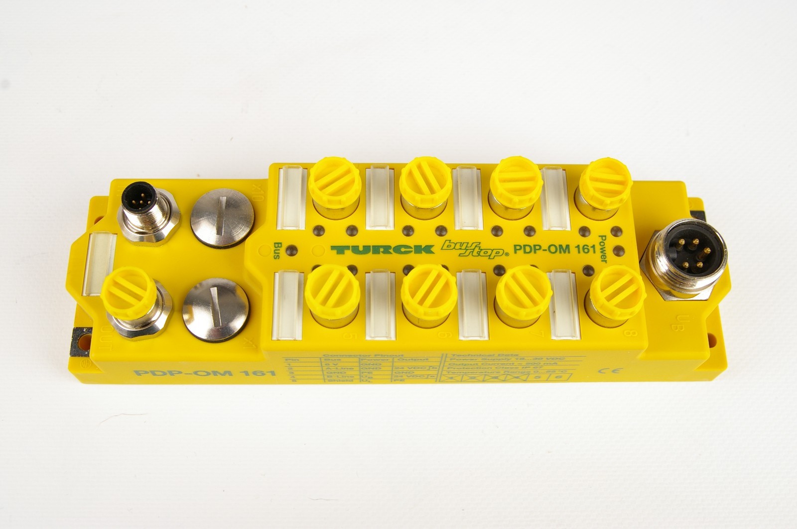 Turck PDP-OM161 6825304 Profibus-DP Bus Stop