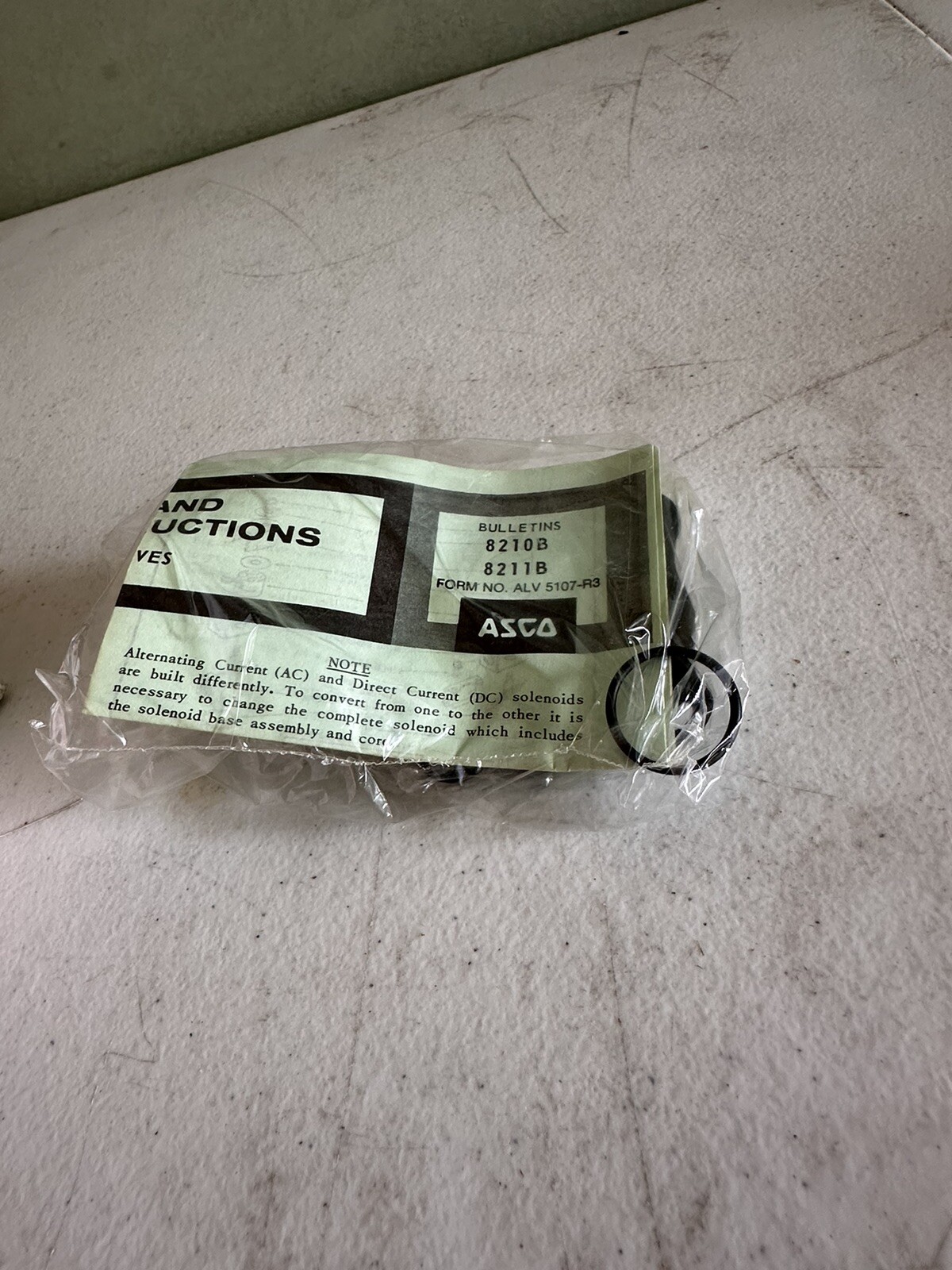 ASCO 90-683 VALVE SPARE PARTS REPAIR Kit