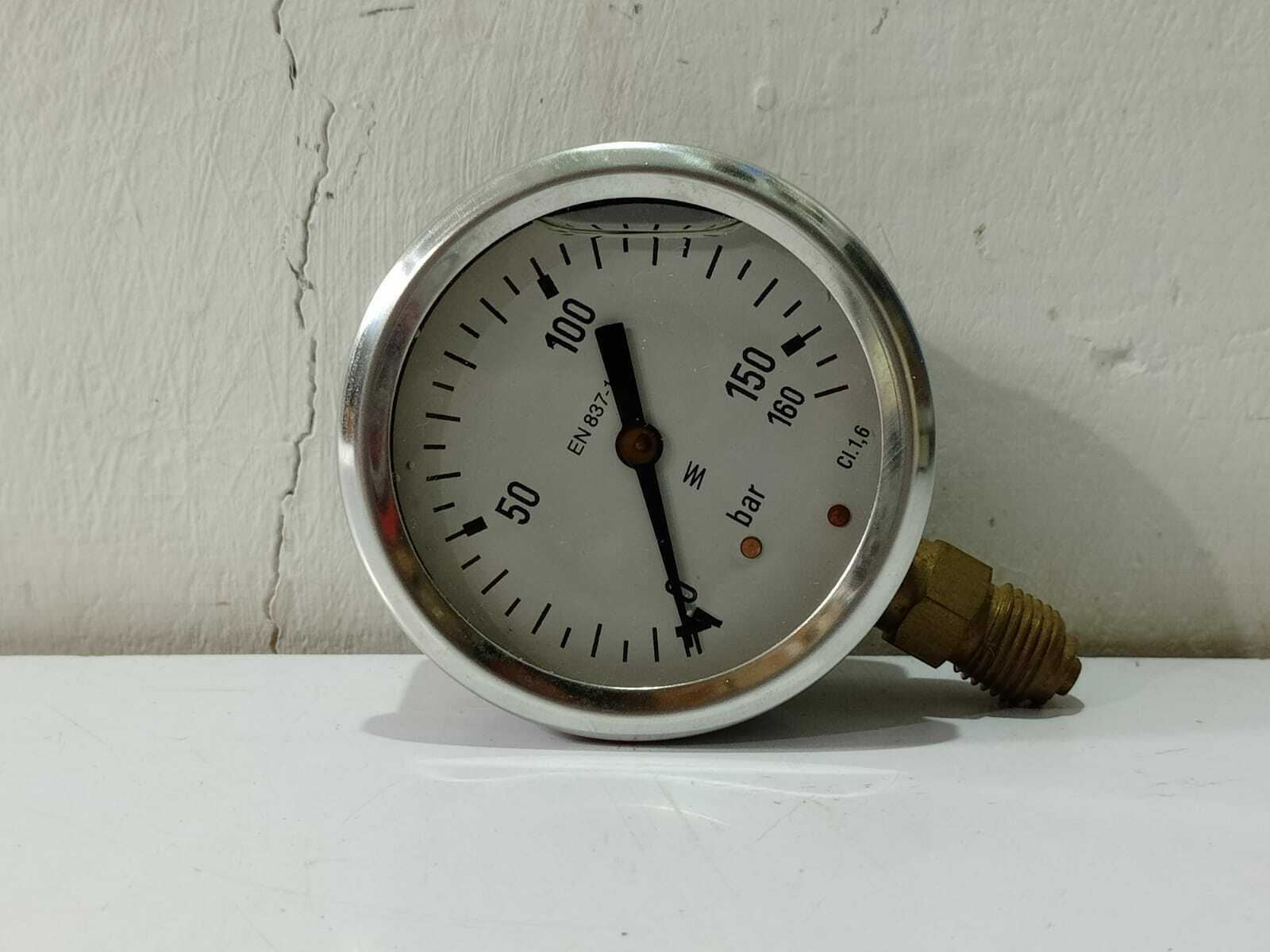 01I02 Gauge 7211 Manometer 0-160Bar EN837-1 63mm – 1/4