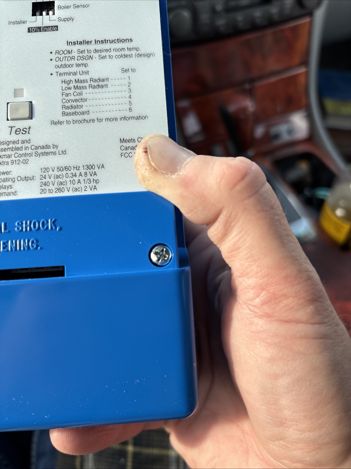Tekmar 360 Mixing Control With Outdoor & 1 Universal Sensor