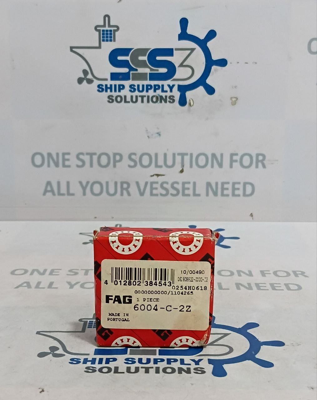 FAG 6004-C-2Z Sealed Radial Ball Bearing Size ID 20mm x OD 42mm x Thick. 12mm