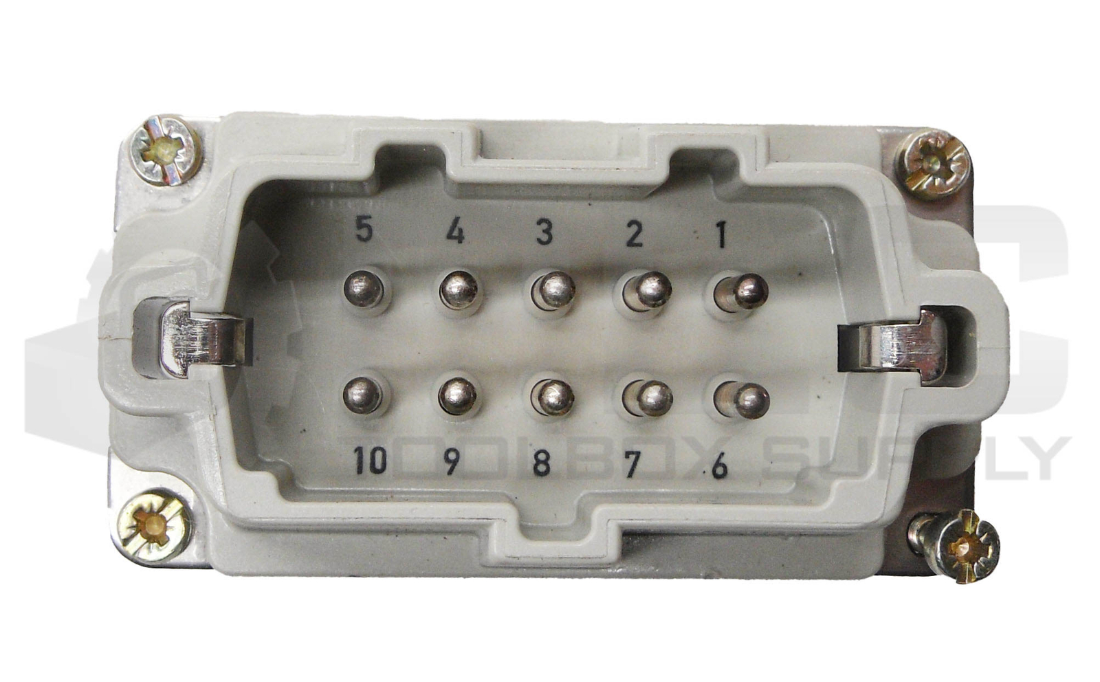 LOT OF 2 EPIC 10192000 MALE INSERT CONNECTOR 16A 500V H-BE 10 SS