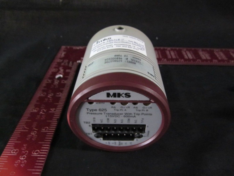 MKS-HPS 625A11TDE BARATRON 1KMM KF-16 PRESSURE TRANSDUCER 15VDC-600mA 116960-G19