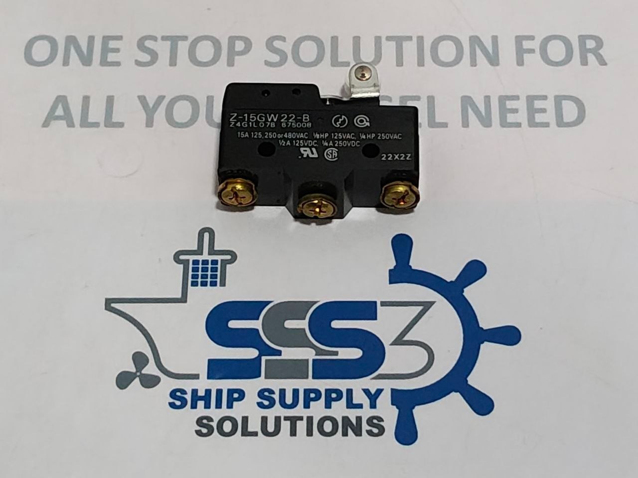 Omron Z-15GW 22-B Micro Switch Z4G1L07B 15A 125, 250 or 480VAC