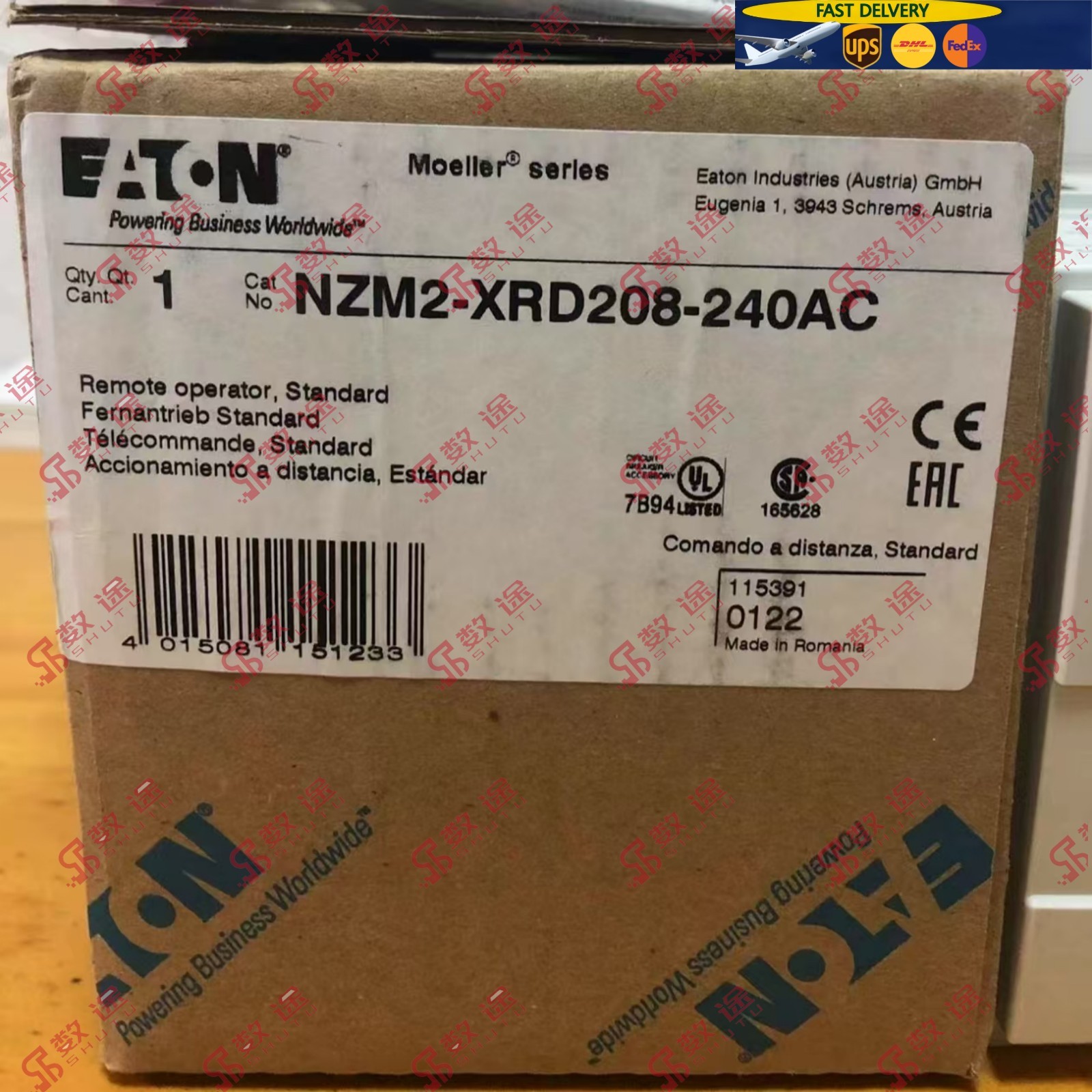 Eaton NZM2-XRD208-240AC Circuit Breaker#1pcs new by UPS