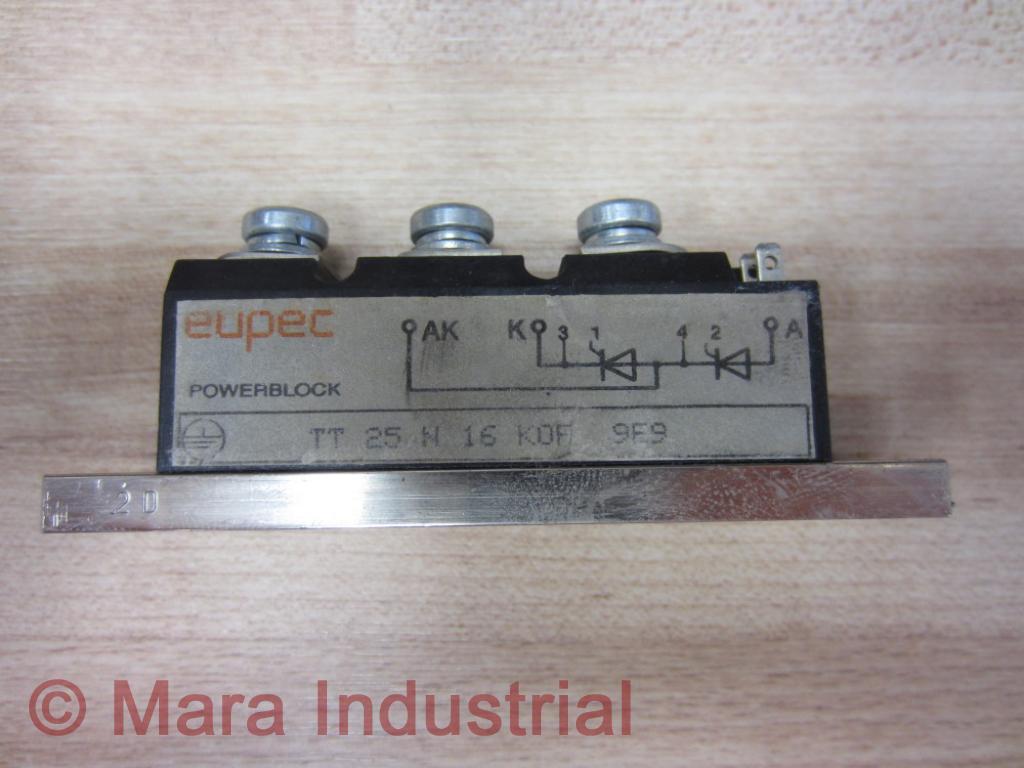 Eupec TT 25 N 16 KOF 9F9 Powerblock TT 25 N 16 K0F 9F9 (Pack of 3)