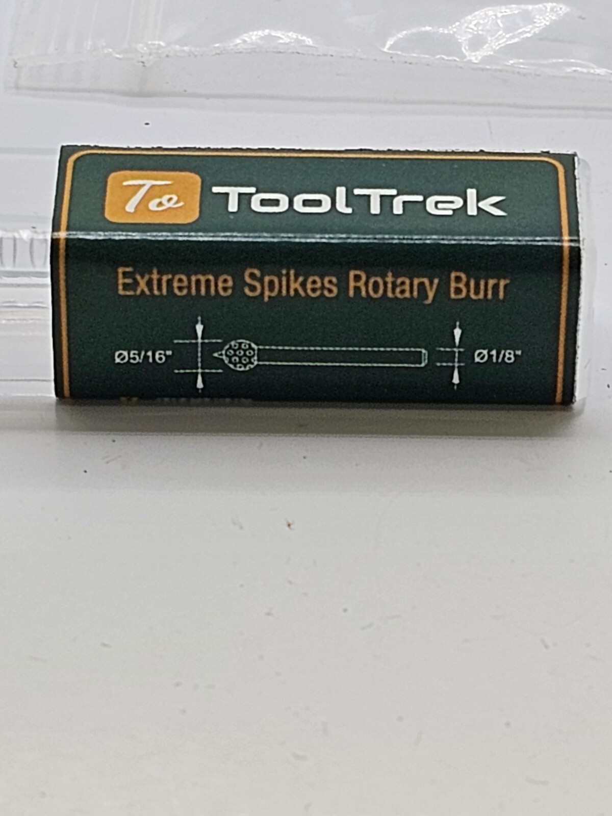 (QTY 3) ToolTrek Extreme Spikes Rotary Burr 5/16 Inch x 1/8 Inch Spherical Shape