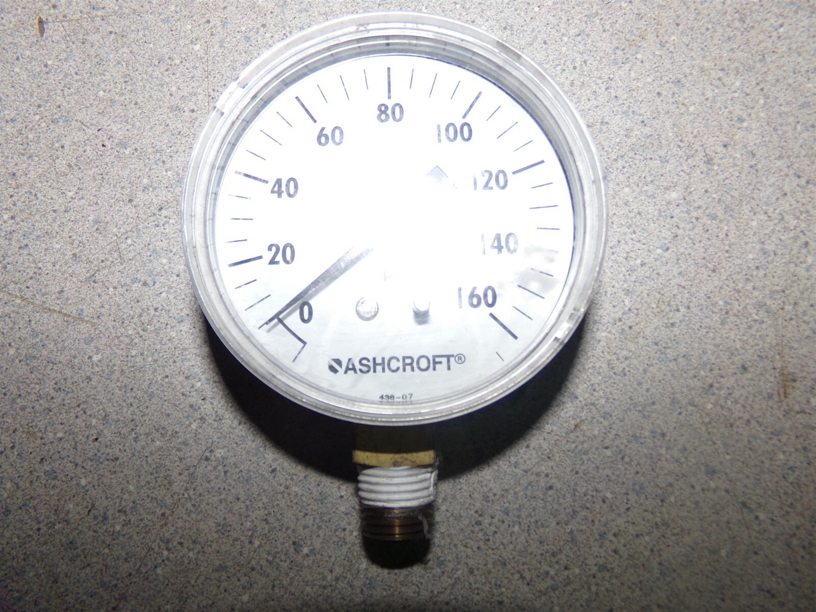 Ashcroft 436-07 0-160 PSI Gauge *FREE SHIPPING*