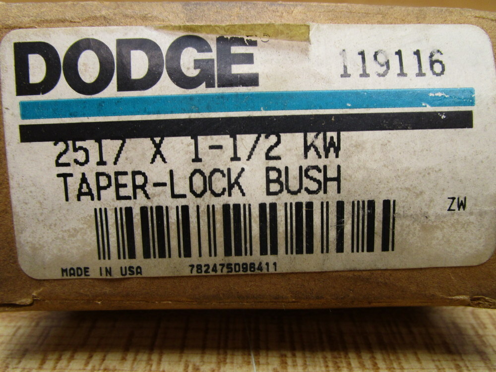 Dodge 119116 Bushing 2517 X 1-1/2 W/KW W/Out Set Screws