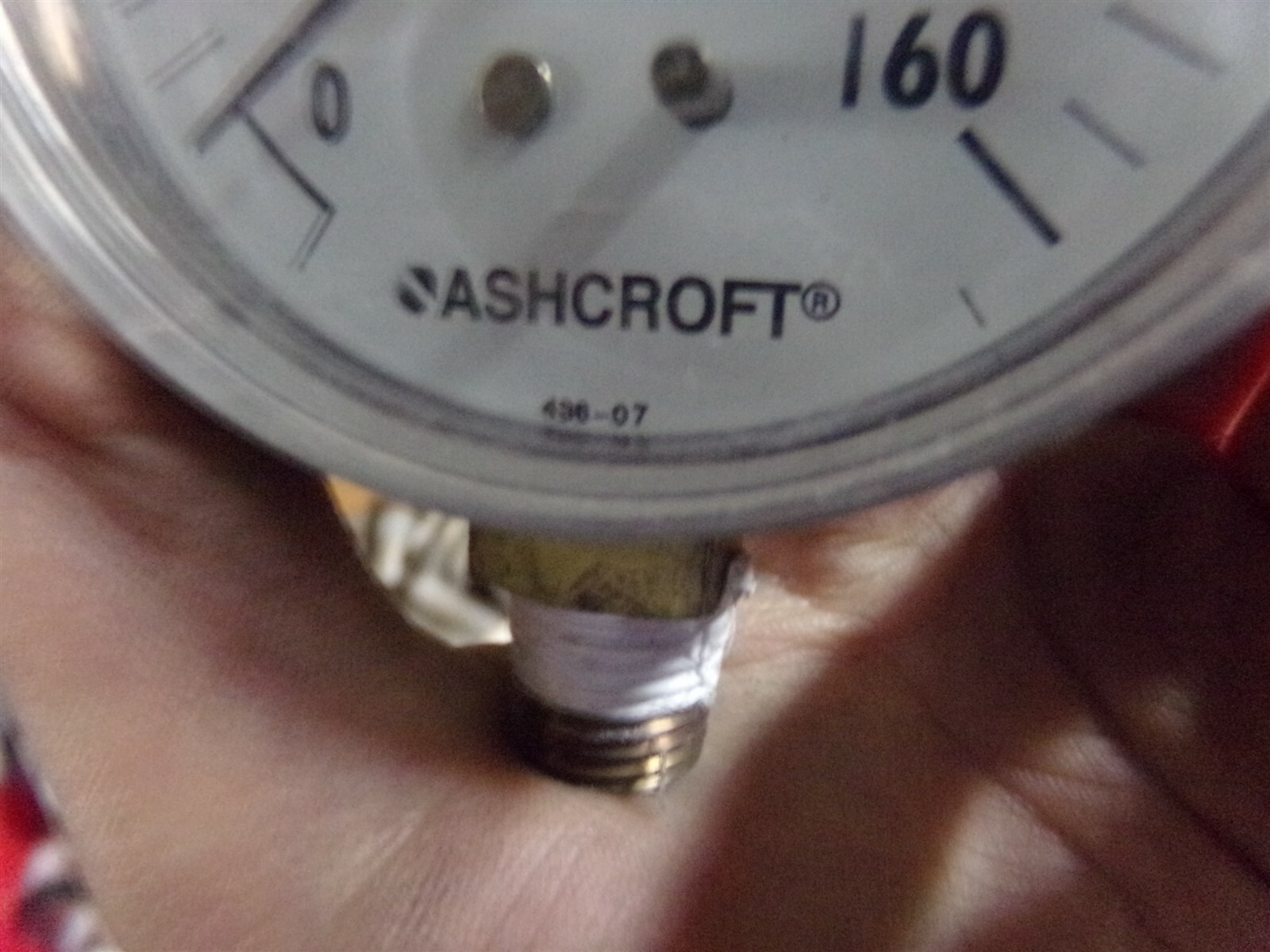 Ashcroft 436-07 0-160 PSI Gauge *FREE SHIPPING*