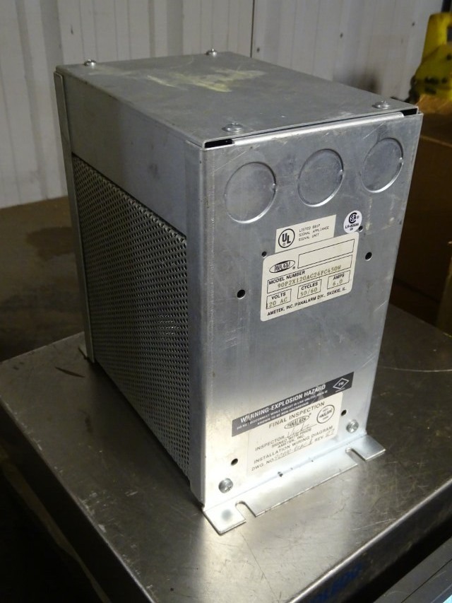 Panalarm Power Supply 120AC, 6AMps, 50/60 Cycles, 90P2X120AC24FC450W