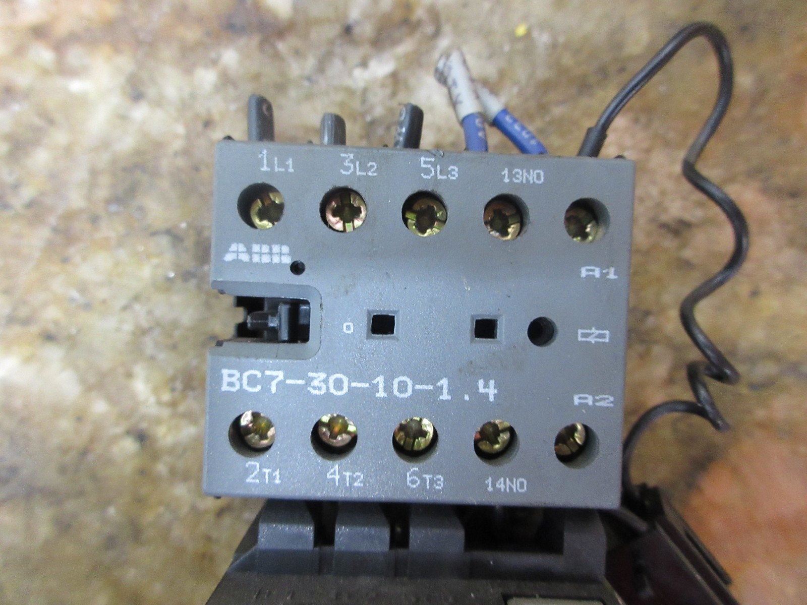 1998 HARDINGE COBRA LC-65 ABB CONTACTOR BC7-30-10-1.4 BC7 T6DU LOT OF 3 PIECES
