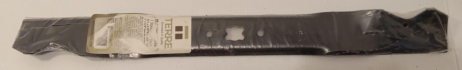 1 NEW TERRE 41-MTD-23-0020 21″ MULCHING BLADE (21X2.25X.126) NNB **MAKE OFFER**