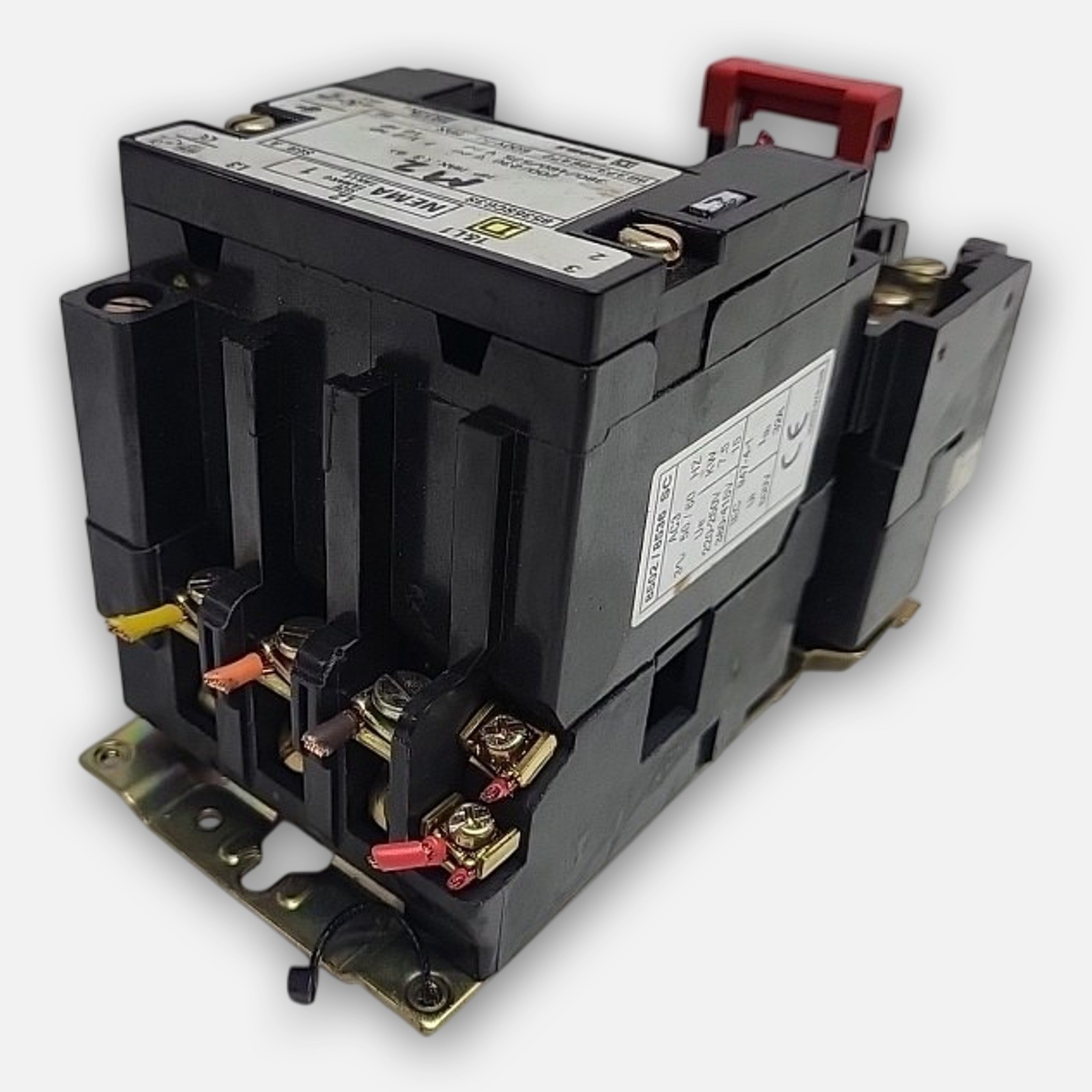 SQUARE D 8536SCG3S MOTOR STARTER NEMA SIZE 1, 110V/50Hz 120/60Hz