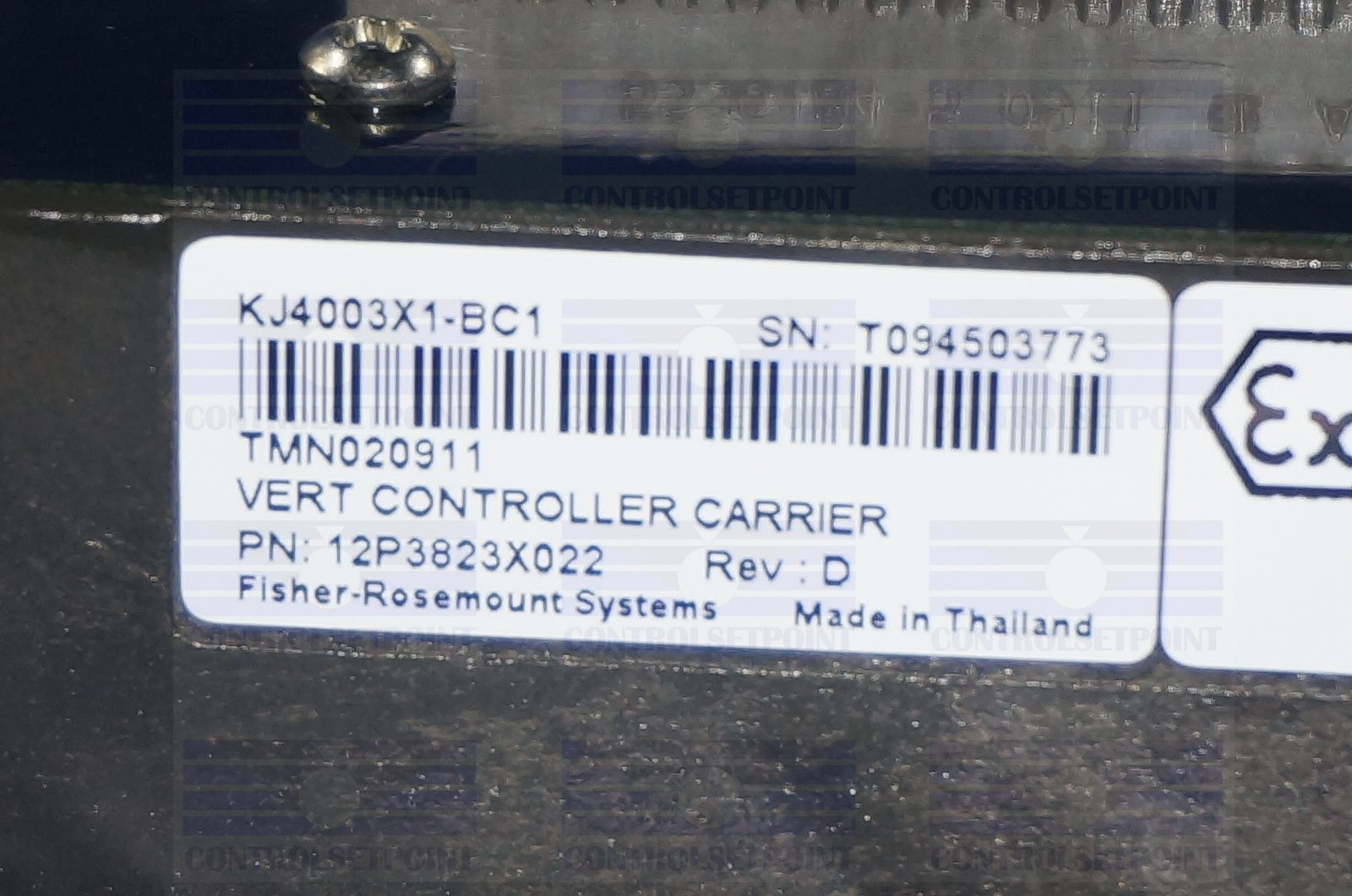 EMERSON DELTAV KJ4003X1-BC1 4 WIDE VERTICALPLUS POWER / CONTROLLER CARRIER