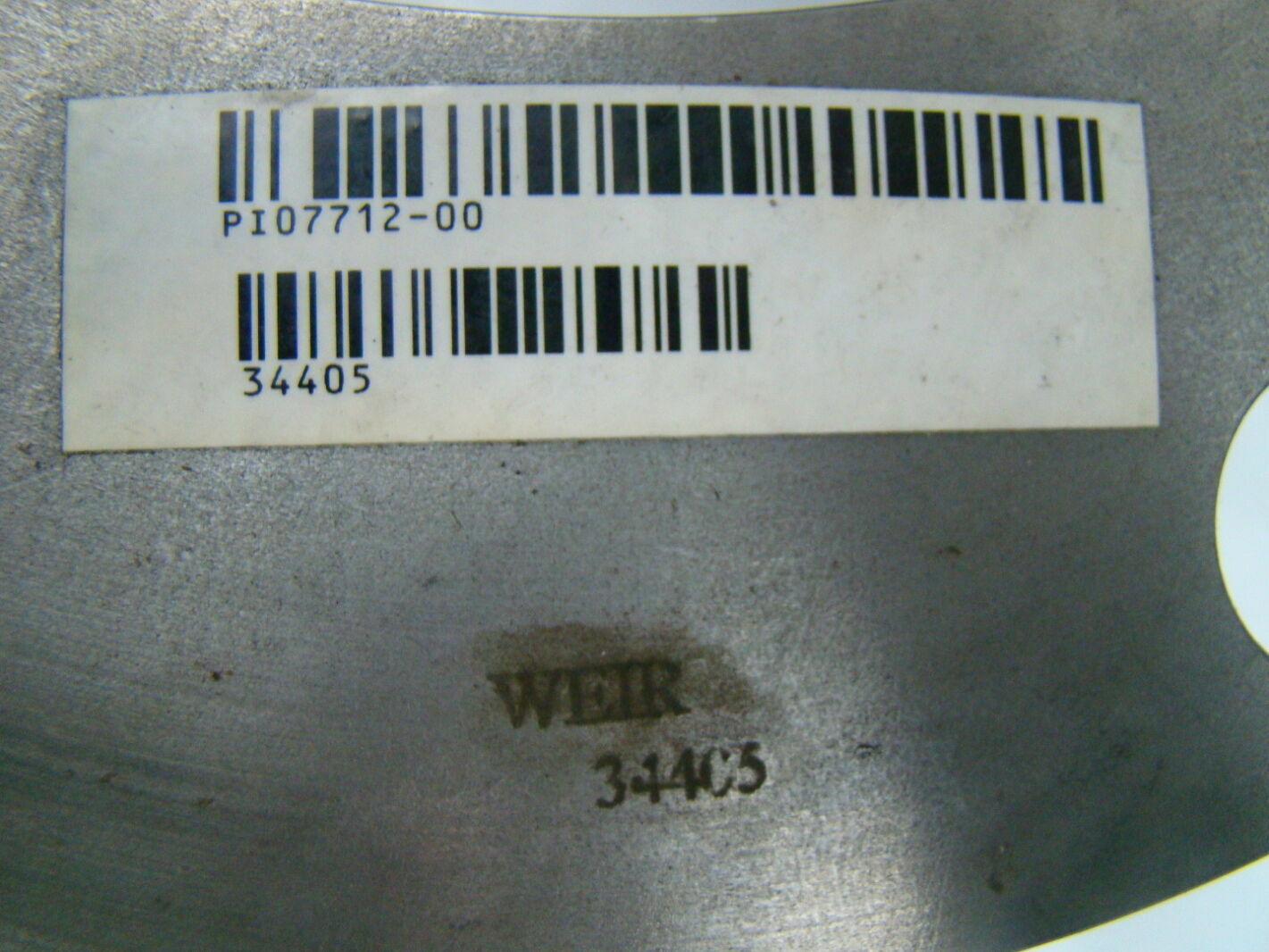 Weir Slurry Sleeve Suction 8 NPS 34405
