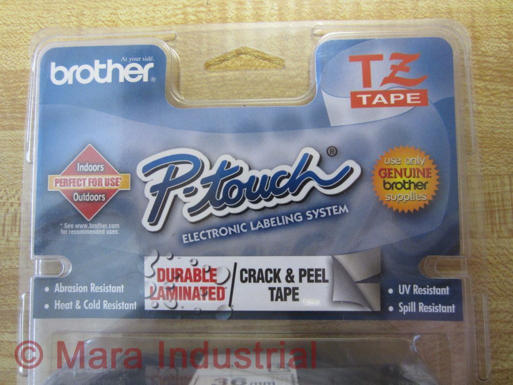 Brother TZ-261 1.5 Inch Black Print On White Tape P-touch TZ261 (Pack of 3)